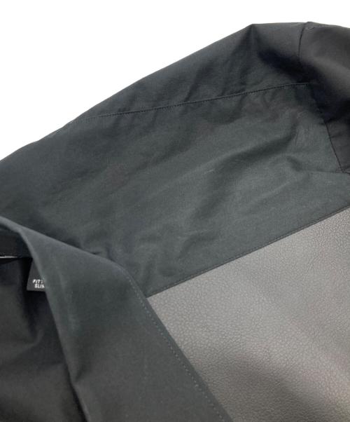 NEIL BARRETT（ニールバレット）NEIL BARRETT (ニールバレット) レザー切替シャツ ブラック サイズ:XSの古着・服飾アイテム