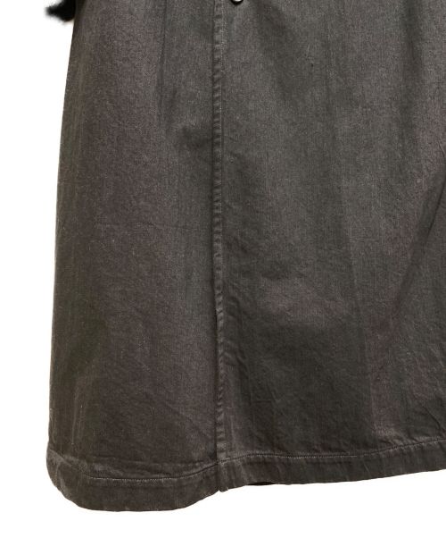 Yohji Yamamoto pour homme（ヨウジヤマモト プールオム）Yohji Yamamoto pour homme (ヨウジヤマモト プールオム) 23AW 12ozBK DENIM I-STAND COLLAR DENIM COAT ブラック サイズ:3の古着・服飾アイテム