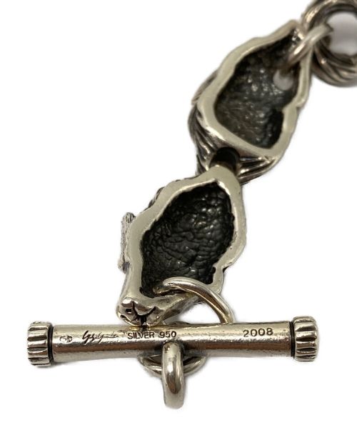 GOTHIC YOHJI YAMAMOTO（ゴシックヨウジヤマモト）GOTHIC YOHJI YAMAMOTO (ゴシックヨウジヤマモト) SILVER 950 WOLF BRACELET サイズ:-の古着・服飾アイテム