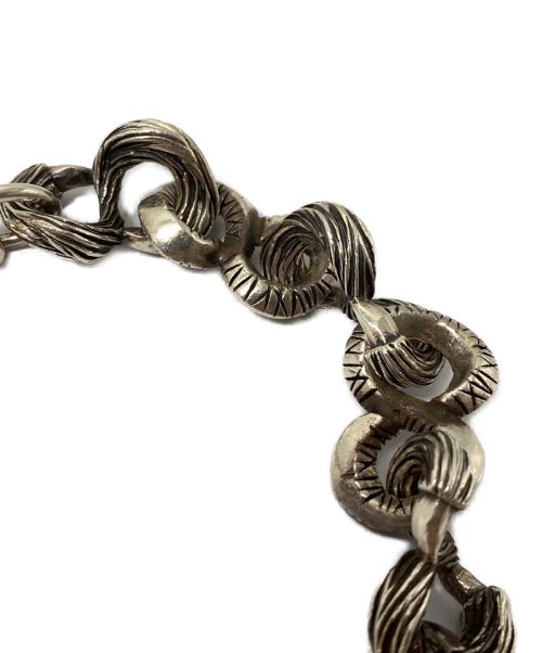 GOTHIC YOHJI YAMAMOTO（ゴシックヨウジヤマモト）GOTHIC YOHJI YAMAMOTO (ゴシックヨウジヤマモト) SILVER 950 WOLF BRACELET サイズ:-の古着・服飾アイテム