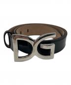 DOLCE & GABBANAドルチェ＆ガッバーナ）の古着「エナメルベルト」｜ブラック