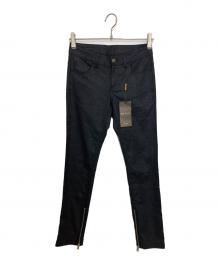 GUCCI（グッチ）の古着「ラメパンツ」｜ネイビー