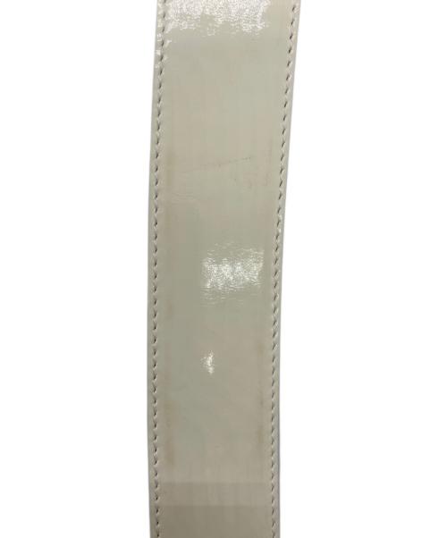 DOLCE & GABBANA（ドルチェ＆ガッバーナ）DOLCE & GABBANA (ドルチェ＆ガッバーナ) ロゴバックルベルト ホワイトの古着・服飾アイテム