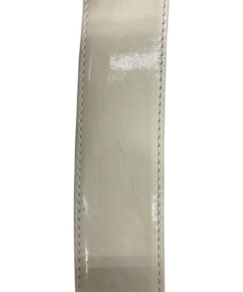 DOLCE & GABBANA（ドルチェ＆ガッバーナ）DOLCE & GABBANA (ドルチェ＆ガッバーナ) ロゴバックルベルト ホワイトの古着・服飾アイテム