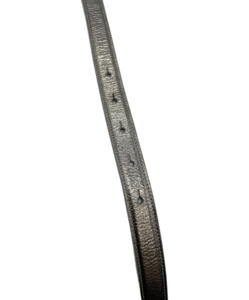 DOLCE & GABBANA（ドルチェ＆ガッバーナ）DOLCE & GABBANA (ドルチェ＆ガッバーナ) ナローベルト シルバーの古着・服飾アイテム