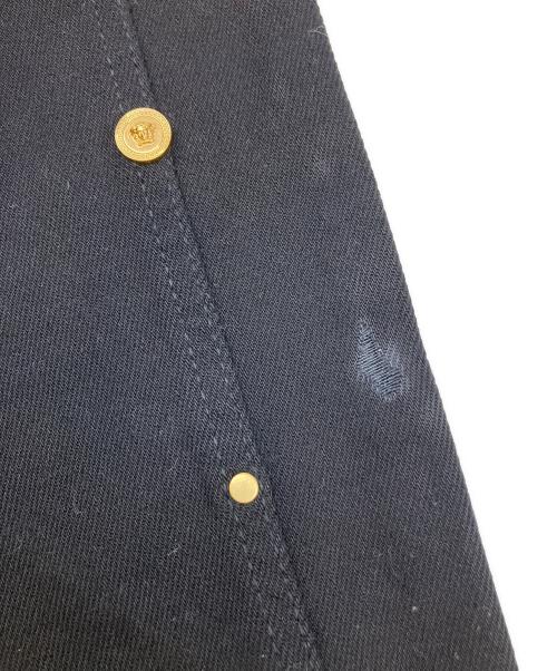 VERSACE（ヴェルサーチェ）VERSACE (ヴェルサーチェ) スタッズパンツ ブラック サイズ:W25の古着・服飾アイテム