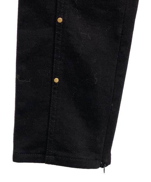 VERSACE（ヴェルサーチェ）VERSACE (ヴェルサーチェ) スタッズパンツ ブラック サイズ:W25の古着・服飾アイテム