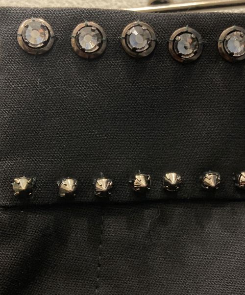 GUCCI（グッチ）GUCCI (グッチ) スタッズトラウザーズ ブラック サイズ:38 未使用品の古着・服飾アイテム