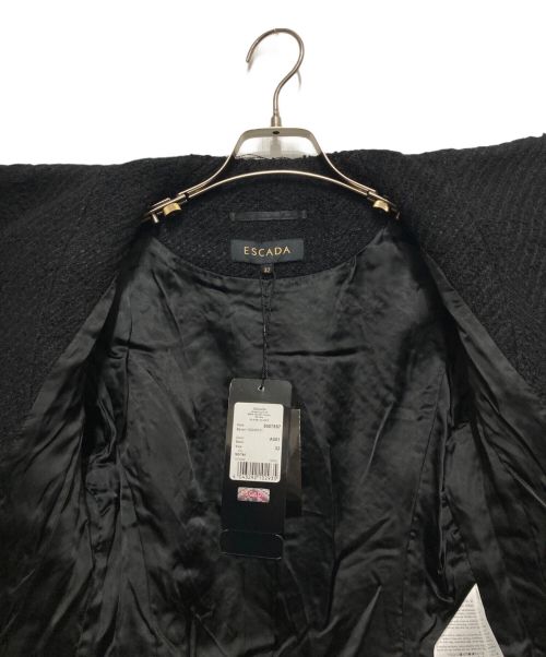 ESCADA（エスカーダ）ESCADA (エスカーダ) フリンジジャケット ブラック サイズ:SIZE32の古着・服飾アイテム