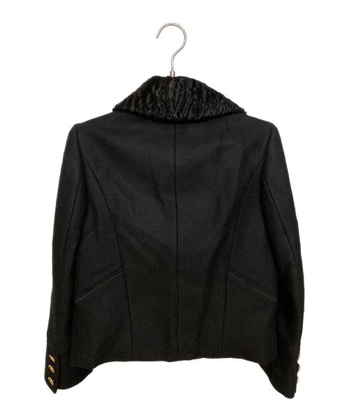 GUCCI（グッチ）GUCCI (グッチ) 金ボタンジャケット ブラック サイズ:36の古着・服飾アイテム