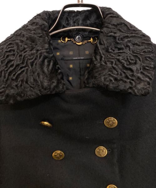GUCCI（グッチ）GUCCI (グッチ) 金ボタンジャケット ブラック サイズ:36の古着・服飾アイテム