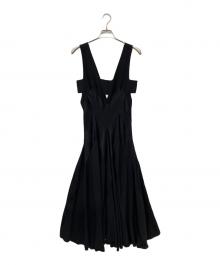 LIMI feu（リミフゥ）の古着「切替フレアワンピース」｜ブラック