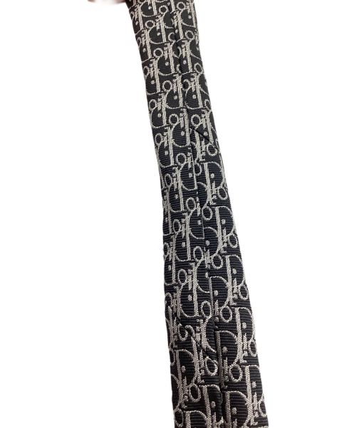 Dior（ディオール）Dior (ディオール) オブリーク柄シルクネクタイ ブラック サイズ:-の古着・服飾アイテム