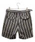 NEIL BARRETT (ニールバレット) ストライプショートパンツ ブラウン サイズ:44：3000円