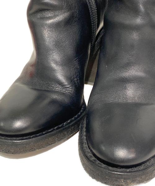 CHANEL（シャネル）CHANEL (シャネル) ターンロック ダブココ ヒールブーツ ブラック サイズ:35の古着・服飾アイテム