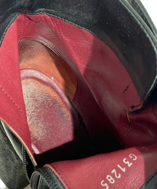 CHANEL（シャネル）CHANEL (シャネル) ターンロック ダブココ ヒールブーツ ブラック サイズ:35の古着・服飾アイテム