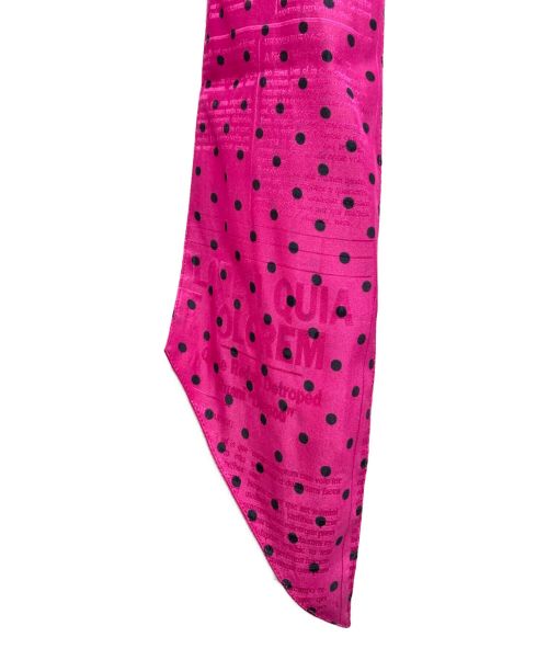 BALENCIAGA（バレンシアガ）BALENCIAGA (バレンシアガ) ドットボウタイブラウス ピンク サイズ:34の古着・服飾アイテム
