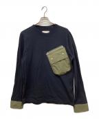 sacaiサカイ）の古着「Cotton Long Sleeve」｜ネイビー