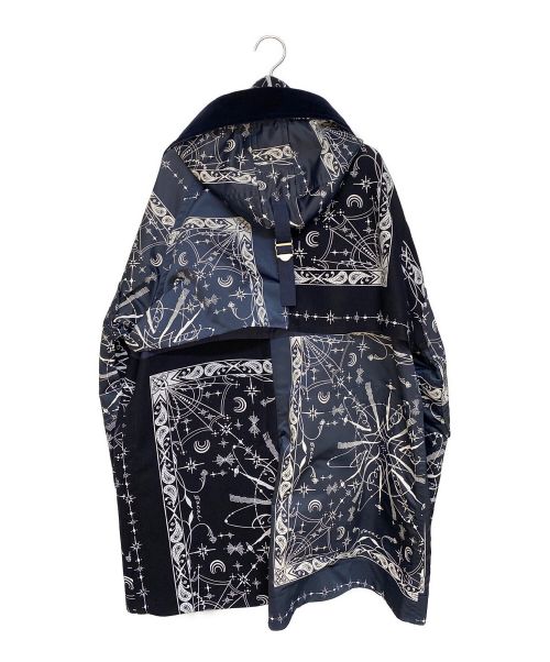 sacai（サカイ）sacai (サカイ) Dr.Woo (ドクターウー) Dr.Woo Bandana Print Coat ネイビー サイズ:1の古着・服飾アイテム