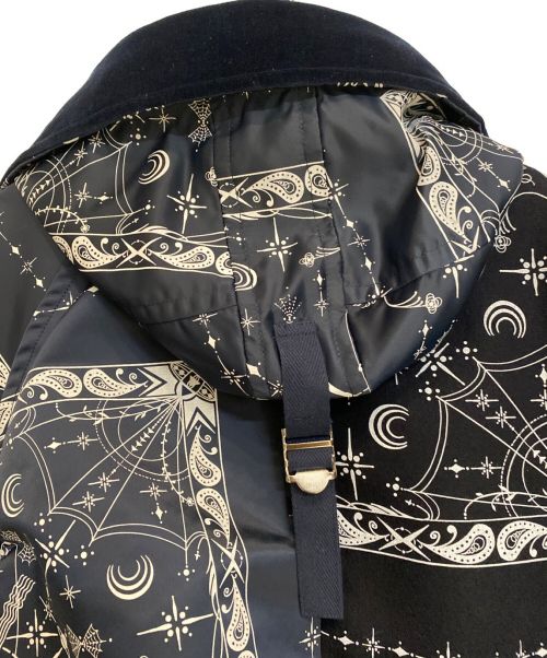 sacai（サカイ）sacai (サカイ) Dr.Woo (ドクターウー) Dr.Woo Bandana Print Coat ネイビー サイズ:1の古着・服飾アイテム