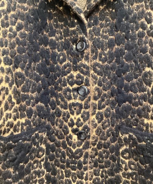 Saint Laurent Paris（サンローランパリ）Saint Laurent Paris (サンローランパリ) レオパードファーコート ブラウン×ブラック サイズ:XSの古着・服飾アイテム