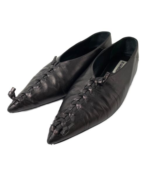 JIL SANDER（ジルサンダー）JIL SANDER (ジルサンダー) バレリーナ ブラック サイズ:37の古着・服飾アイテム
