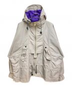 kolor/BEACONカラービーコン）の古着「23SS デザインマウンテンパーカー」｜グレー