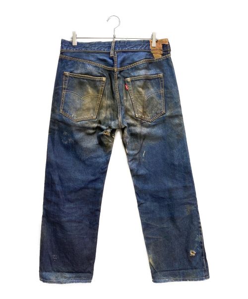 JUNYA WATANABE MAN（ジュンヤワタナベマン）JUNYA WATANABE MAN (ジュンヤワタナベマン) LEVI'S (リーバイス) Berberjin (ベルベルジン) 23SS 綿ツイルプリントデニムパンツ インディゴ サイズ:Sの古着・服飾アイテム