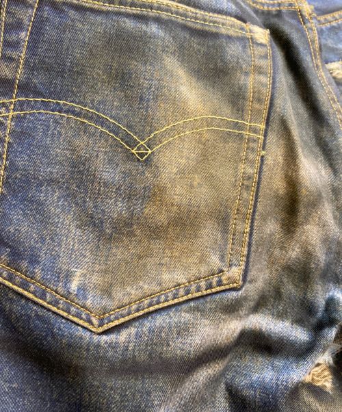 JUNYA WATANABE MAN（ジュンヤワタナベマン）JUNYA WATANABE MAN (ジュンヤワタナベマン) LEVI'S (リーバイス) Berberjin (ベルベルジン) 23SS 綿ツイルプリントデニムパンツ インディゴ サイズ:Sの古着・服飾アイテム