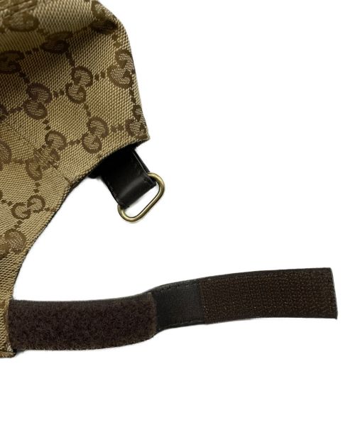 GUCCI（グッチ）GUCCI (グッチ) オリジナルGGキャンバス ベースボール キャップ サイズ:M(58)の古着・服飾アイテム