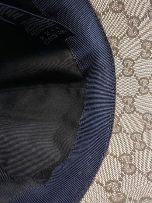 GUCCI（グッチ）GUCCI (グッチ) オリジナルGGキャンバス ベースボール キャップ サイズ:M(58)の古着・服飾アイテム