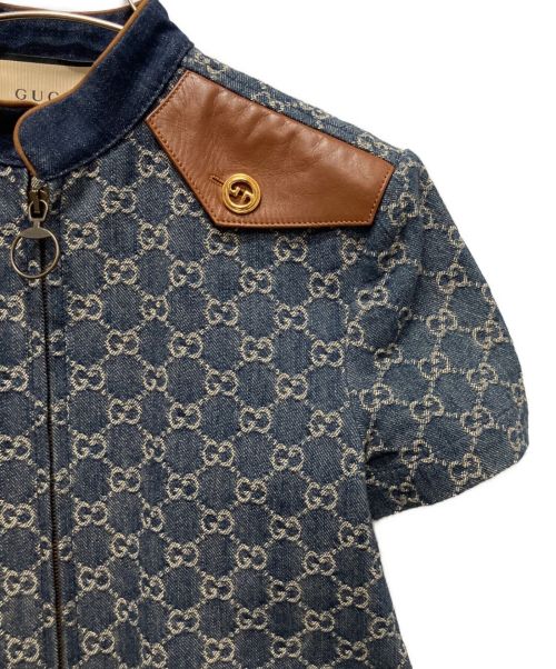 GUCCI（グッチ）GUCCI (グッチ) デニムドレス ブルー サイズ:36の古着・服飾アイテム