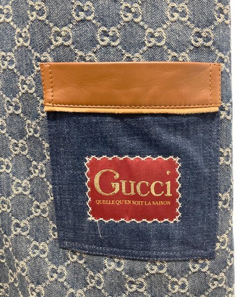 GUCCI（グッチ）GUCCI (グッチ) デニムドレス ブルー サイズ:36の古着・服飾アイテム