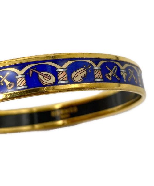 HERMES（エルメス）HERMES (エルメス) Email Bangle (エマイユバングル) ブルーの古着・服飾アイテム