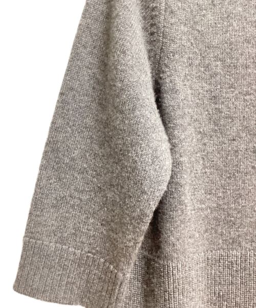 HERMES（エルメス）HERMES (エルメス) カシミヤチュニック グレー サイズ:38の古着・服飾アイテム
