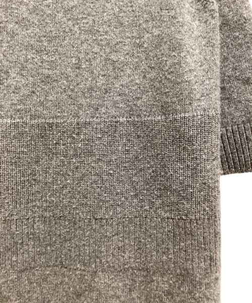 HERMES（エルメス）HERMES (エルメス) カシミヤチュニック グレー サイズ:38の古着・服飾アイテム