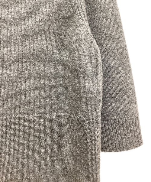 HERMES（エルメス）HERMES (エルメス) カシミヤチュニック グレー サイズ:38の古着・服飾アイテム