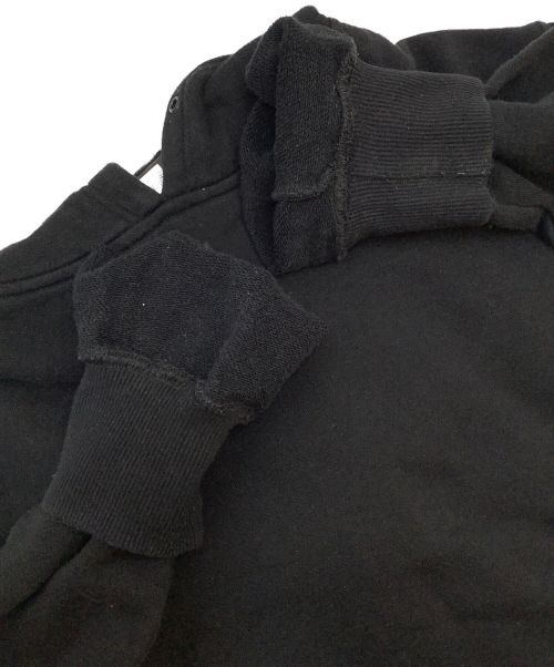 Yohji Yamamoto pour homme（ヨウジヤマモト プールオム）Yohji Yamamoto pour homme (ヨウジヤマモト プールオム) New Era (ニューエラ) パーカー ブラック サイズ:Sの古着・服飾アイテム