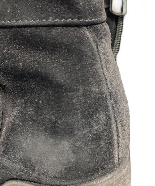 CHANEL（シャネル）CHANEL (シャネル) ダブルココ スウェードショートブーツ ブラック サイズ:36の古着・服飾アイテム