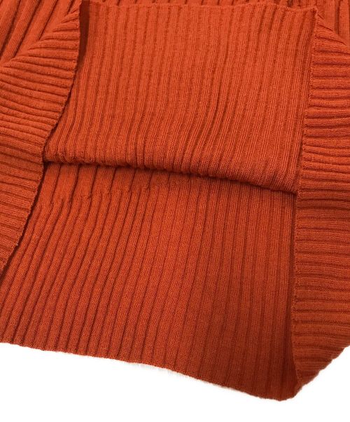 GROUND Y（グラウンドワイ）GROUND Y (グラウンドワイ) デザインタートルネックニット オレンジ サイズ:1の古着・服飾アイテム