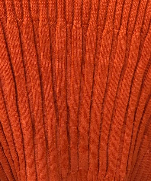 GROUND Y（グラウンドワイ）GROUND Y (グラウンドワイ) デザインタートルネックニット オレンジ サイズ:1の古着・服飾アイテム