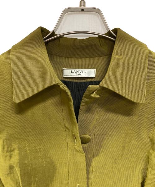 LANVIN（ランバン）LANVIN (ランバン) ブラウスワンピース グリーン サイズ:34の古着・服飾アイテム