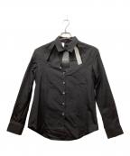 LIMI feuリミフゥ）の古着「カッティングブラウス」｜ブラック