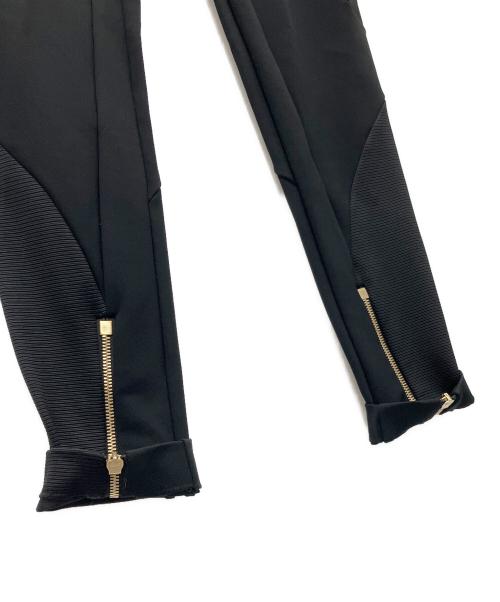 VERSACE（ヴェルサーチェ）VERSACE (ヴェルサーチェ) ストレッチパンツ ブラック サイズ:SIZE40の古着・服飾アイテム