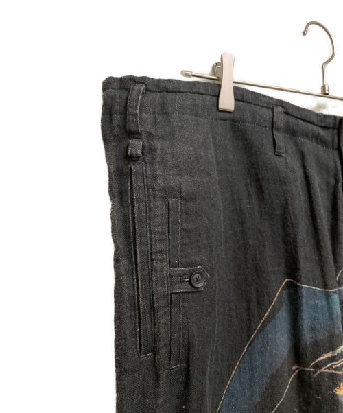 Yohji Yamamoto pour homme（ヨウジヤマモト プールオム）Yohji Yamamoto pour homme (ヨウジヤマモト プールオム) 20SS 変形片玉PプリントP ブラック サイズ:2の古着・服飾アイテム