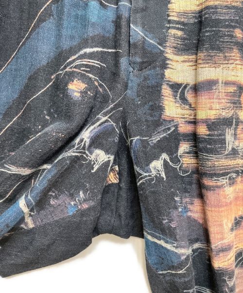 Yohji Yamamoto pour homme（ヨウジヤマモト プールオム）Yohji Yamamoto pour homme (ヨウジヤマモト プールオム) 20SS 変形片玉PプリントP ブラック サイズ:2の古着・服飾アイテム