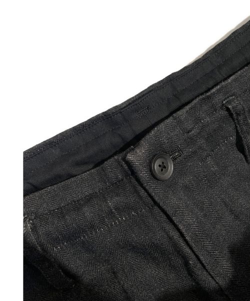 Yohji Yamamoto pour homme（ヨウジヤマモト プールオム）Yohji Yamamoto pour homme (ヨウジヤマモト プールオム) 20SS 変形片玉PプリントP ブラック サイズ:2の古着・服飾アイテム