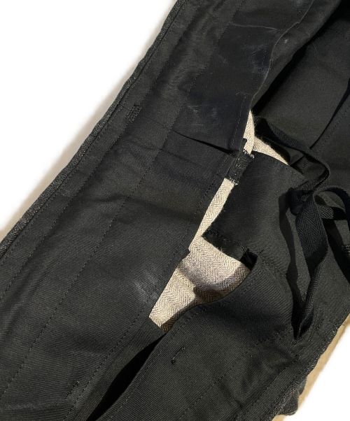 Yohji Yamamoto pour homme（ヨウジヤマモト プールオム）Yohji Yamamoto pour homme (ヨウジヤマモト プールオム) 20SS 変形片玉PプリントP ブラック サイズ:2の古着・服飾アイテム
