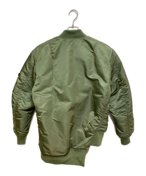 CDG（シーディージー）CDG (シーディージー) ALPHA INDUSTRIES (アルファインダストリーズ) カスタムMA-1ジャケット カーキ サイズ:Mの古着・服飾アイテム