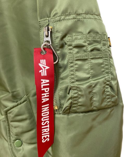 CDG（シーディージー）CDG (シーディージー) ALPHA INDUSTRIES (アルファインダストリーズ) カスタムMA-1ジャケット カーキ サイズ:Mの古着・服飾アイテム